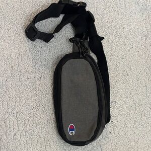 Champion Black and Gray Belt Bag